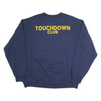 PORT & COMPANY Mens Blue Delta Eagles Football Crew Neck XL Touchdown Club