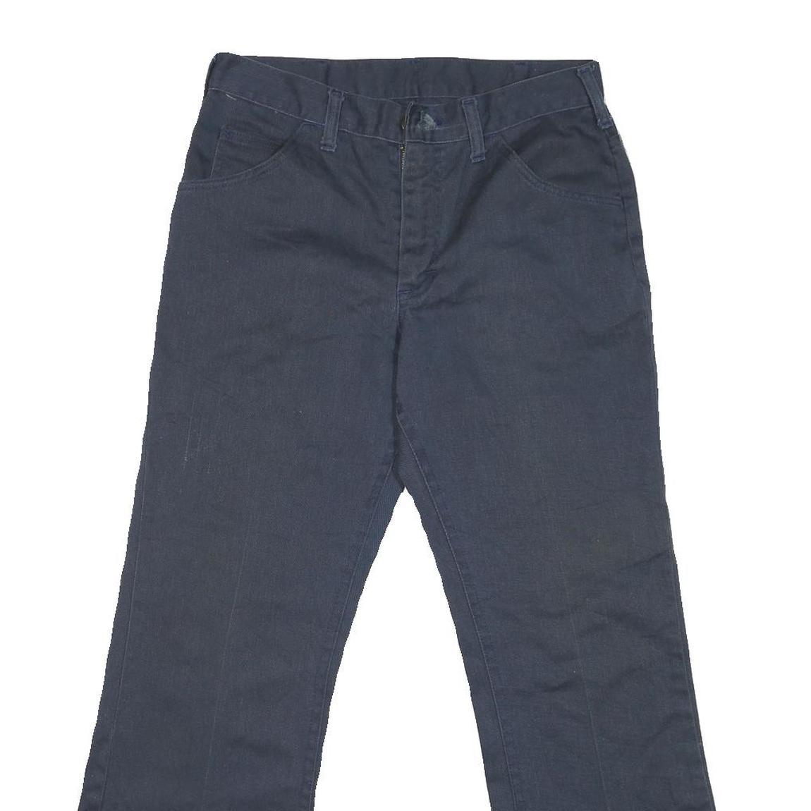 LEE Mens Navy Regular Fit Straight Leg Denim Woven Cotton Blend Jeans W30 L27