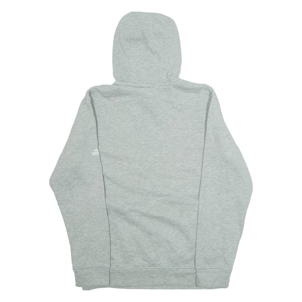 ADIDAS Mens Grey Hoodie M