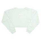 ELLESSE Cropped Womens Sweatshirt Green UK 10