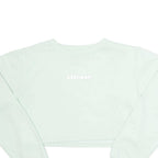 ELLESSE Cropped Womens Sweatshirt Green UK 10