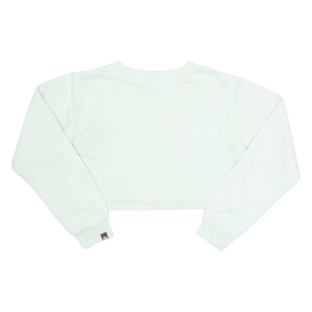 ELLESSE Cropped Womens Sweatshirt Green UK 10