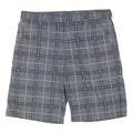 DICKIES Mens Shorts Grey & Black Check Casual L W36 Workwear Pocketed