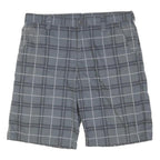 DICKIES Mens Shorts Grey & Black Check Casual L W36 Workwear Pocketed