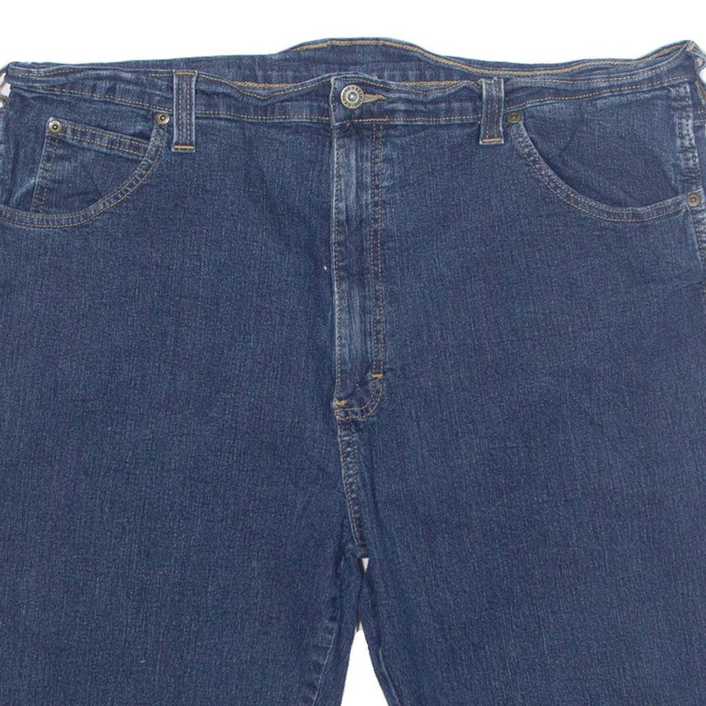 Vintage DICKIES Workwear Mens Denim Shorts Blue Regular 90s XL W42