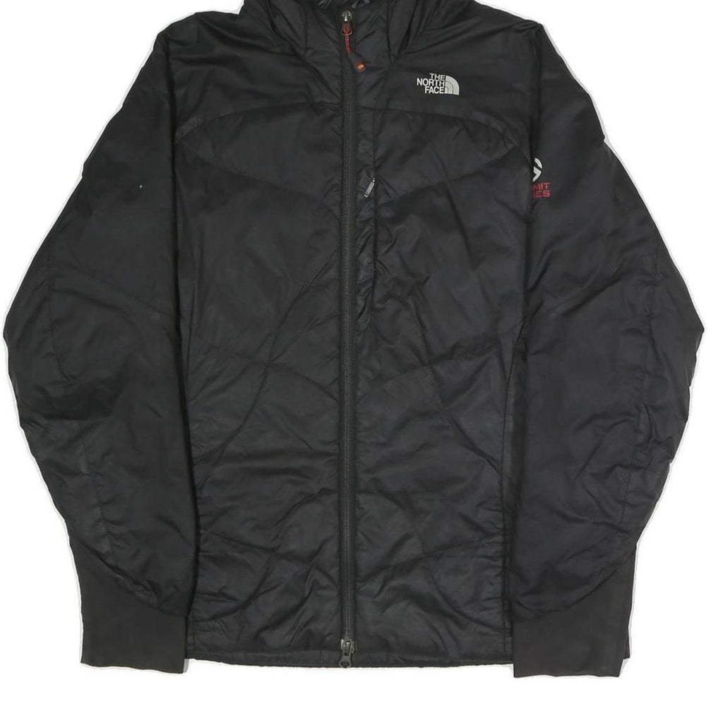 THE NORTH FACE Womens Black Summit Series Puffer Jacket M Polyester Blend Zip