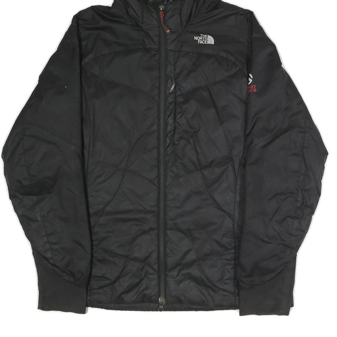 THE NORTH FACE Womens Black Summit Series Puffer Jacket M Polyester Blend Zip