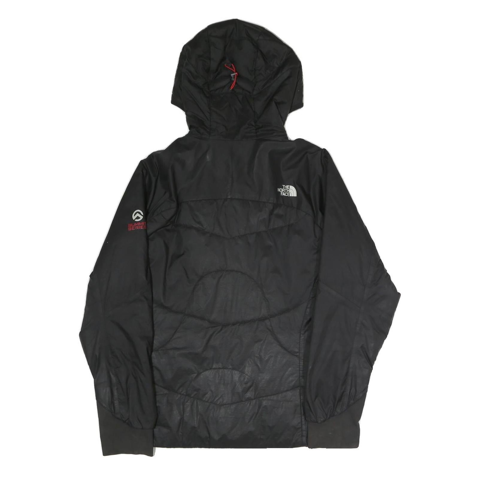 THE NORTH FACE Womens Black Summit Series Puffer Jacket M Polyester Blend Zip