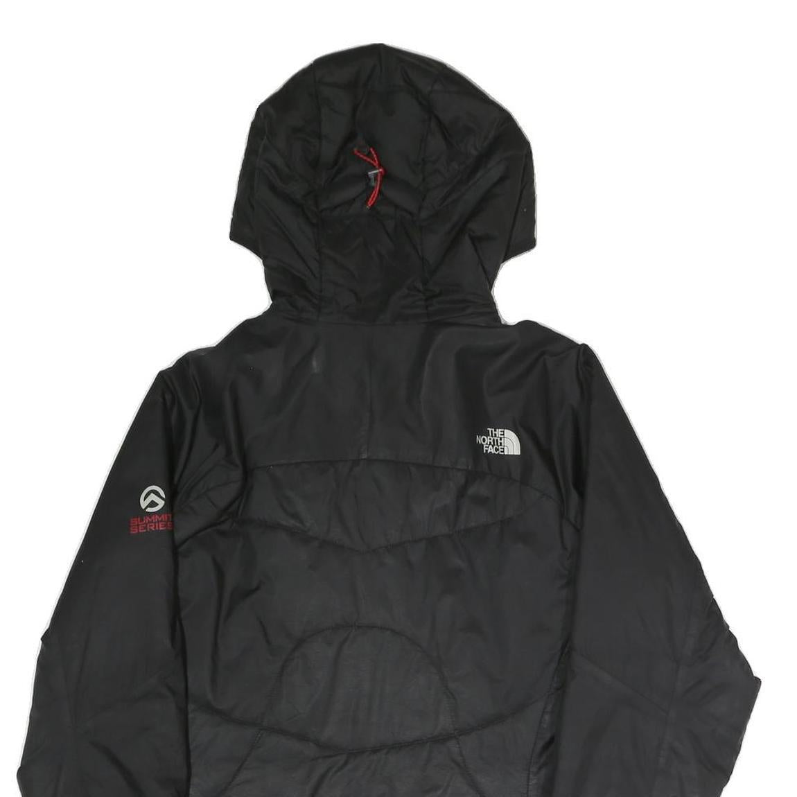 THE NORTH FACE Womens Black Summit Series Puffer Jacket M Polyester Blend Zip