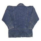 AMERICAN CLASSICS Womens Blue Denim Button Jacket S Embroidered Vintage Style