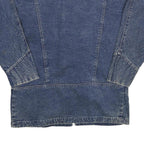 AMERICAN CLASSICS Womens Blue Denim Button Jacket S Embroidered Vintage Style
