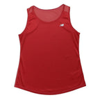 NEW BALANCE Womens Red Sleeveless Round Neck Performance XS Sports Tank Top