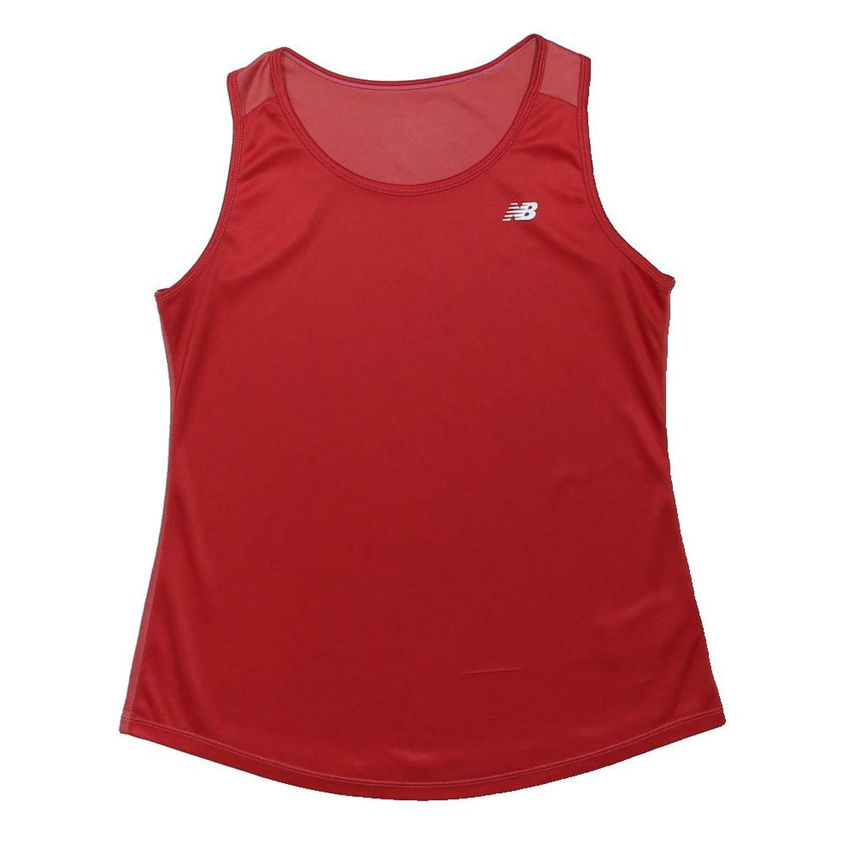 NEW BALANCE Womens Red Sleeveless Round Neck Performance XS Sports Tank Top