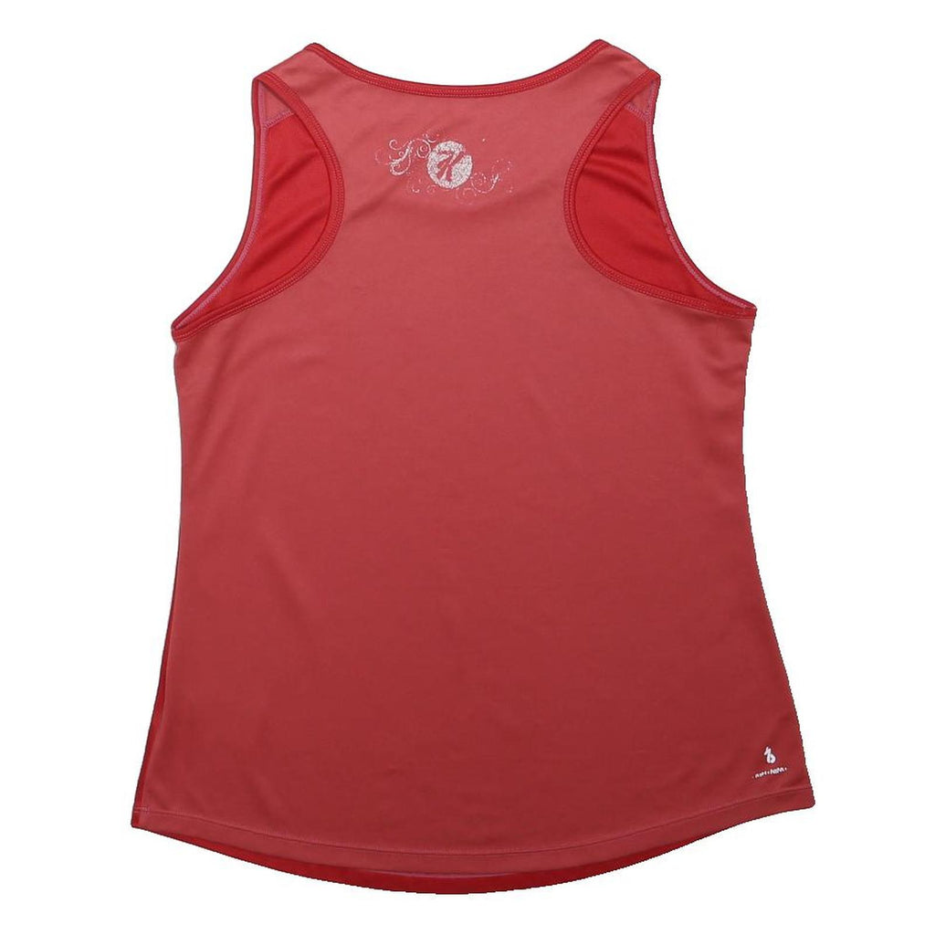 NEW BALANCE Womens Red Sleeveless Round Neck Performance XS Sports Tank Top