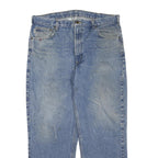 CARHARTT Mens Jeans Blue Regular Straight Denim Light W38 L30 Classic Cotton