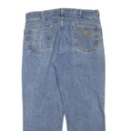CARHARTT Mens Jeans Blue Regular Straight Denim Light W38 L30 Classic Cotton