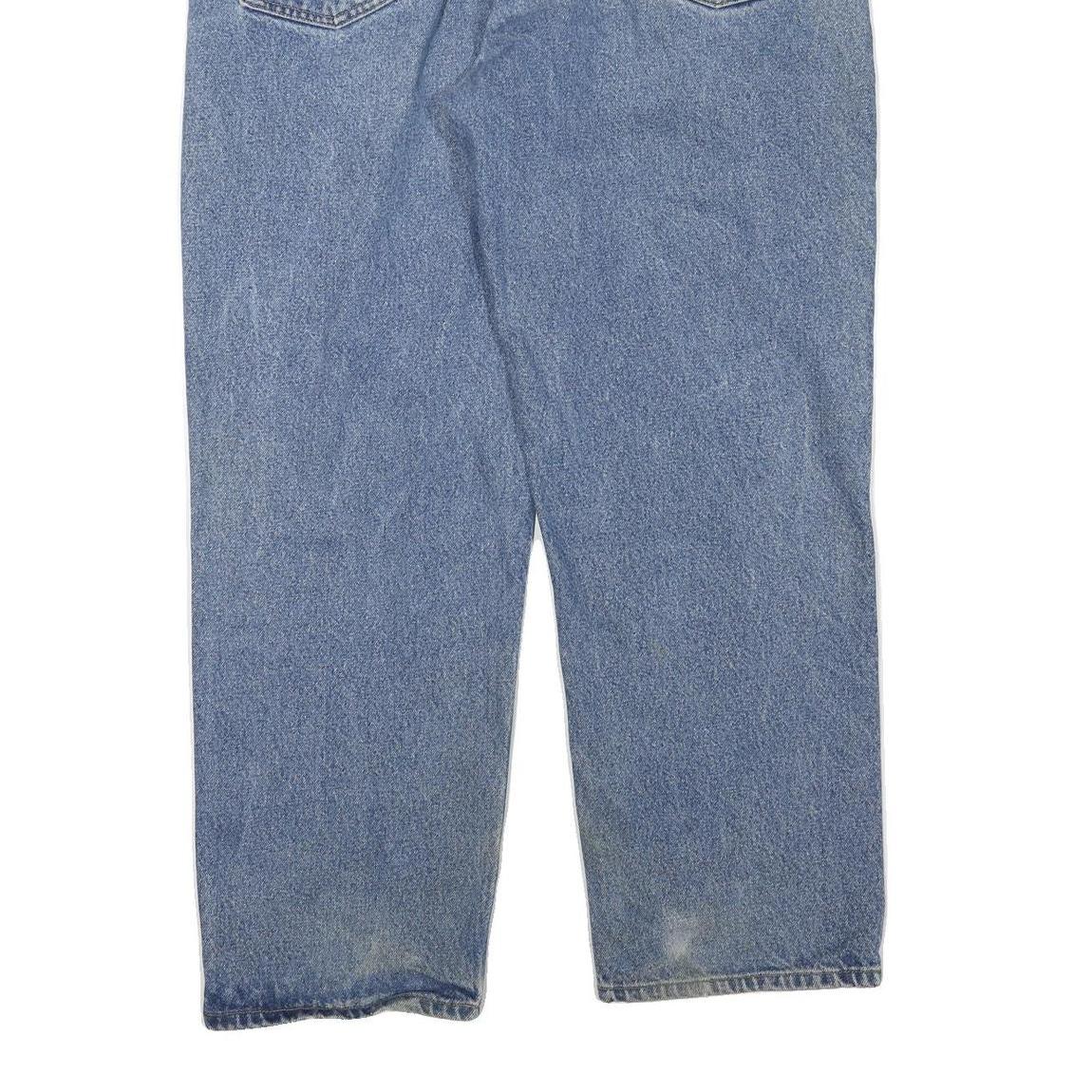 CARHARTT Mens Jeans Blue Regular Straight Denim Light W38 L30 Classic Cotton