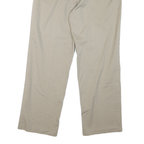 DOCKERS Mens Cotton Beige Regular Straight Trousers W33 L30 Classic Comfort