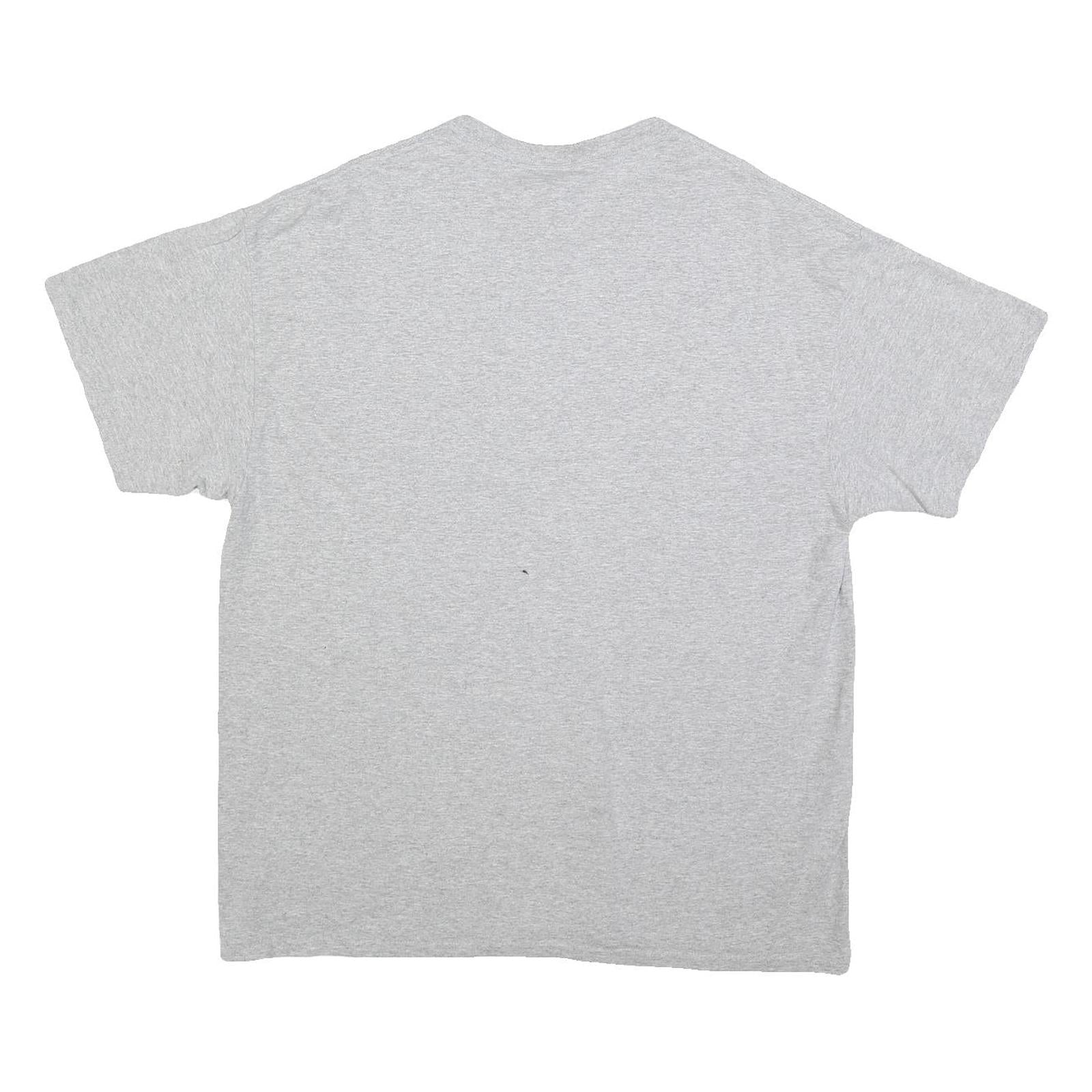 GILDAN Mens Grey Tri-West Track & Field Graphic T-Shirt XL Short Sleeve Crew