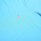 POLO RALPH LAUREN Mens Blue Cotton T-Shirt XL Short Sleeve Crew Neck Classic Fit