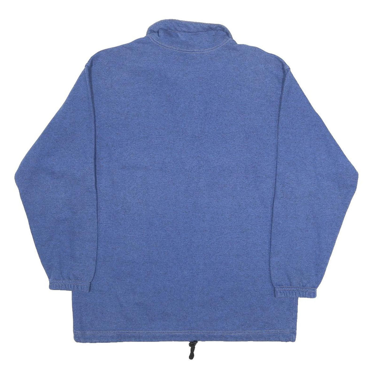 CHAMPION Mens Blue & Grey Half Zip S Sweatshirt Cotton Blend Pullover