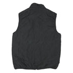 CHAPS Womens Black Jacket M Polyester Blend Plain Zip Closure Casual Style