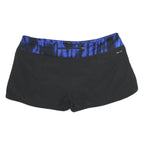 NIKE Womens Black & Blue Sports Shorts XL W38 Dri-Fit Running Fitness Gym