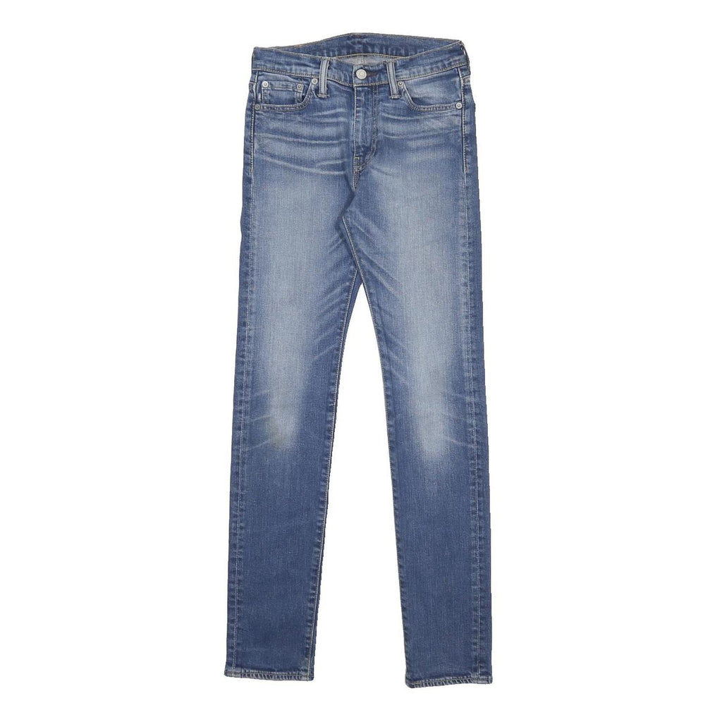 LEVI'S 510 Mens Slim Blue Denim Light W27 L32 Zip Jeans Skinny Fit Casual