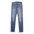 LEVI'S 510 Mens Slim Blue Denim Light W27 L32 Zip Jeans Skinny Fit Casual