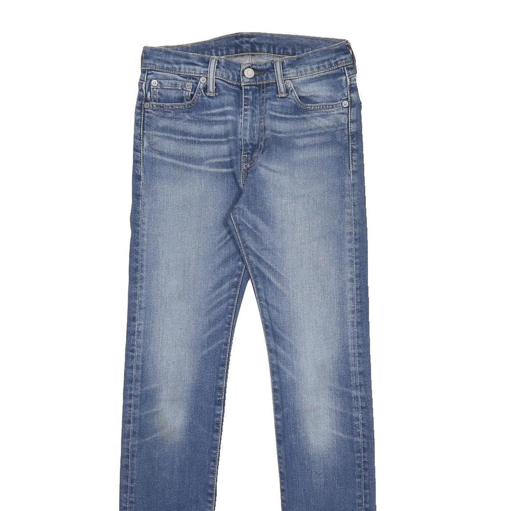 LEVI'S 510 Mens Slim Blue Denim Light W27 L32 Zip Jeans Skinny Fit Casual
