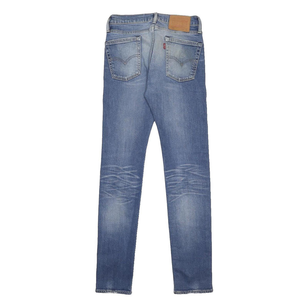 LEVI'S 510 Mens Slim Blue Denim Light W27 L32 Zip Jeans Skinny Fit Casual