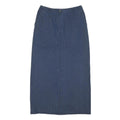 NEXT Womens Blue Denim Pencil Knee Length Cotton Blend Skirt UK 14 Comfortable