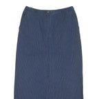 NEXT Womens Blue Denim Pencil Knee Length Cotton Blend Skirt UK 14 Comfortable
