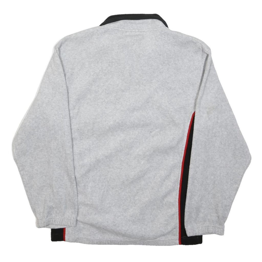 FILA Mens Grey & Black Zip Jacket S Polyester Casual Sportswear