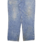CARHARTT Mens Relaxed Fit Blue Denim Jeans W38 L30 Workwear Zip Closure