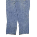 CARHARTT Mens Relaxed Fit Blue Denim Jeans W38 L30 Workwear Zip Closure