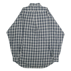 RALPH LAUREN Mens Blue White Check Shirt M Classic Button-Down Cotton Casual
