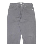 CALVIN KLEIN JEANS Mens Jeans Grey Relaxed Straight Denim Medium W36 L30 Casual