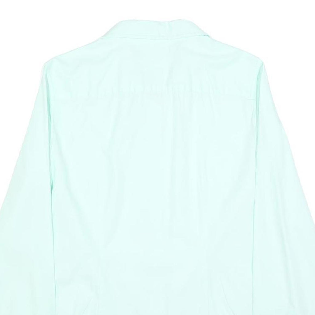 TOMMY HILFIGER Womens Mint Green Shirt M Button Front Chest Pocket Classic