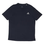 ADIDAS Mens Black T-Shirt XL Short Sleeve Crew Neck Cotton Blend Casual