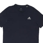 ADIDAS Mens Black T-Shirt XL Short Sleeve Crew Neck Cotton Blend Casual