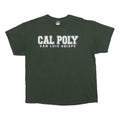 MV SPORT Mens Green Cal Poly San Luis Obispo Graphic T-Shirt XL Short Sleeve