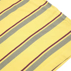 KAPPA Mens Yellow & Green Striped Short Sleeve Polo Shirt M Cotton Casual