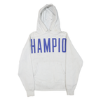 CHAMPION REVERSE WEAVE Mens White Hoodie M Cotton Blend Classic Pullover