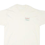 Mens White Festival Italiano Graphic T-Shirt XL Short Sleeve Crew Neck Cotton