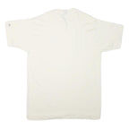 Mens White Festival Italiano Graphic T-Shirt XL Short Sleeve Crew Neck Cotton