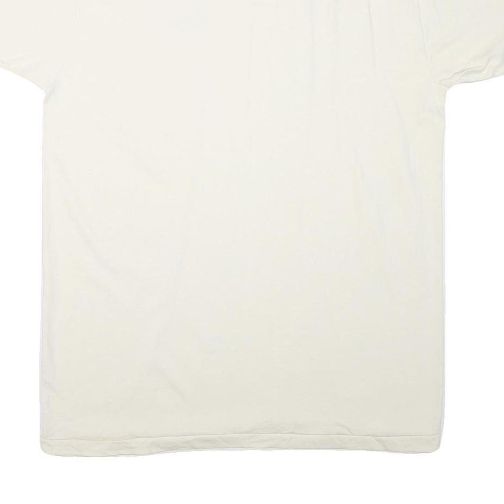 Mens White Festival Italiano Graphic T-Shirt XL Short Sleeve Crew Neck Cotton