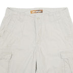 LEE Mens Shorts Beige Casual Cotton Cargo M W31 Pockets Comfortable Summer