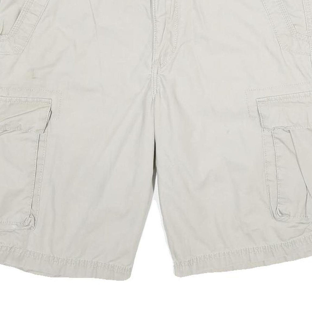 LEE Mens Shorts Beige Casual Cotton Cargo M W31 Pockets Comfortable Summer