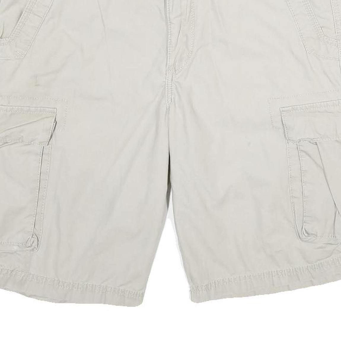 LEE Mens Shorts Beige Casual Cotton Cargo M W31 Pockets Comfortable Summer